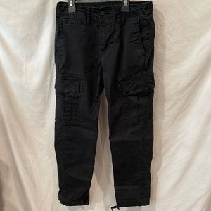 Black American eagle cargo pants